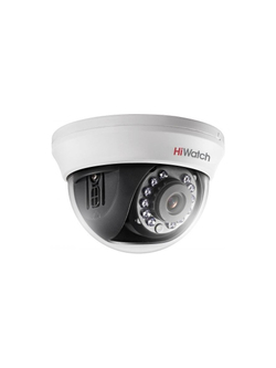 HiWatch DS-T591(C) (2.8 mm) 5Мп внутренняя купольная HD-TVI камера с ИК-подсветкой до 20м