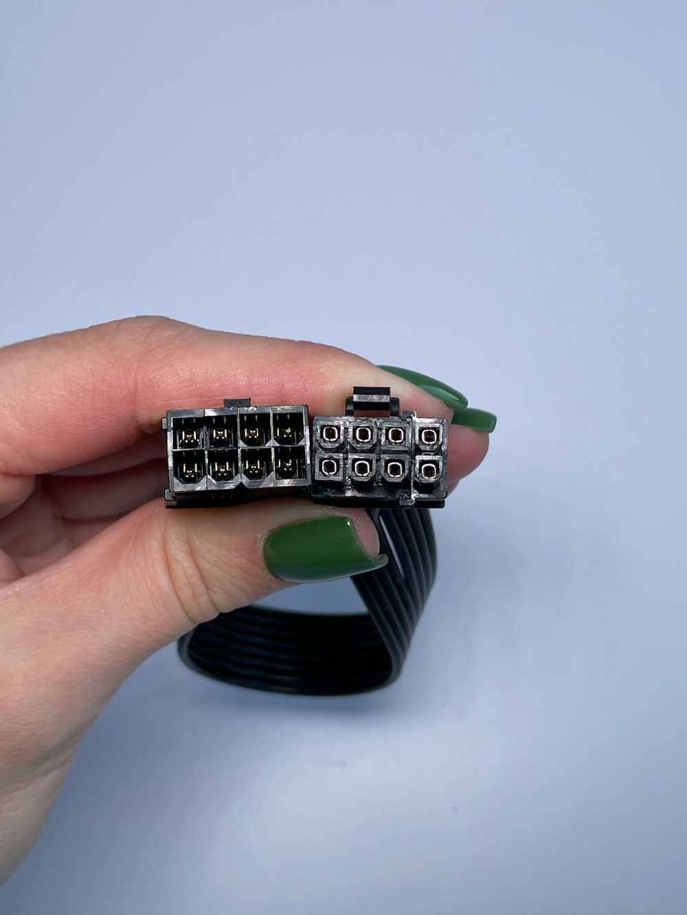 Удлинитель GPU PCIe 8pin-6+2pin для питания видеокарты, кабель питания, переходник 24 см