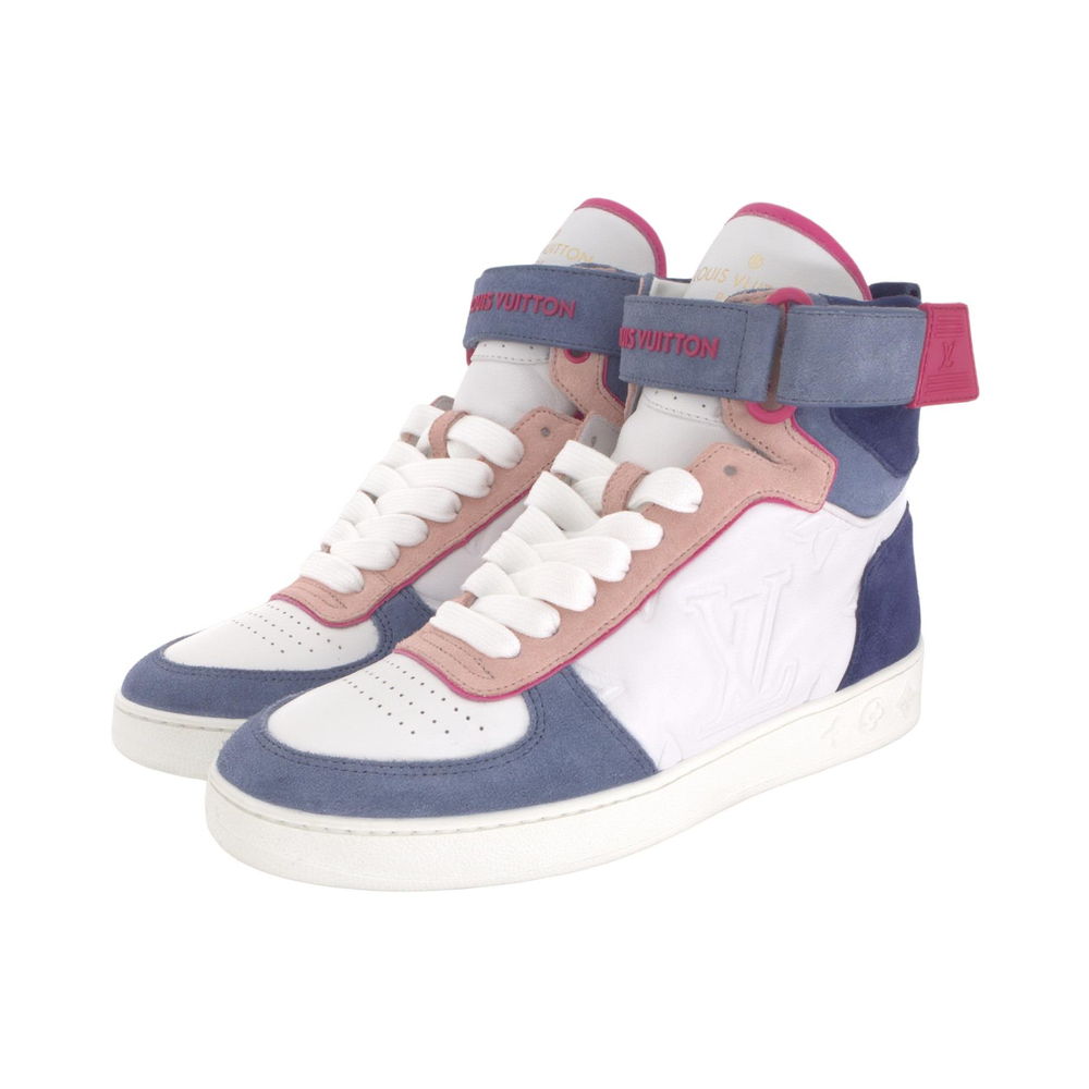 LOUIS VUITTON Lv Boombox "Blue Pink White" Women"s