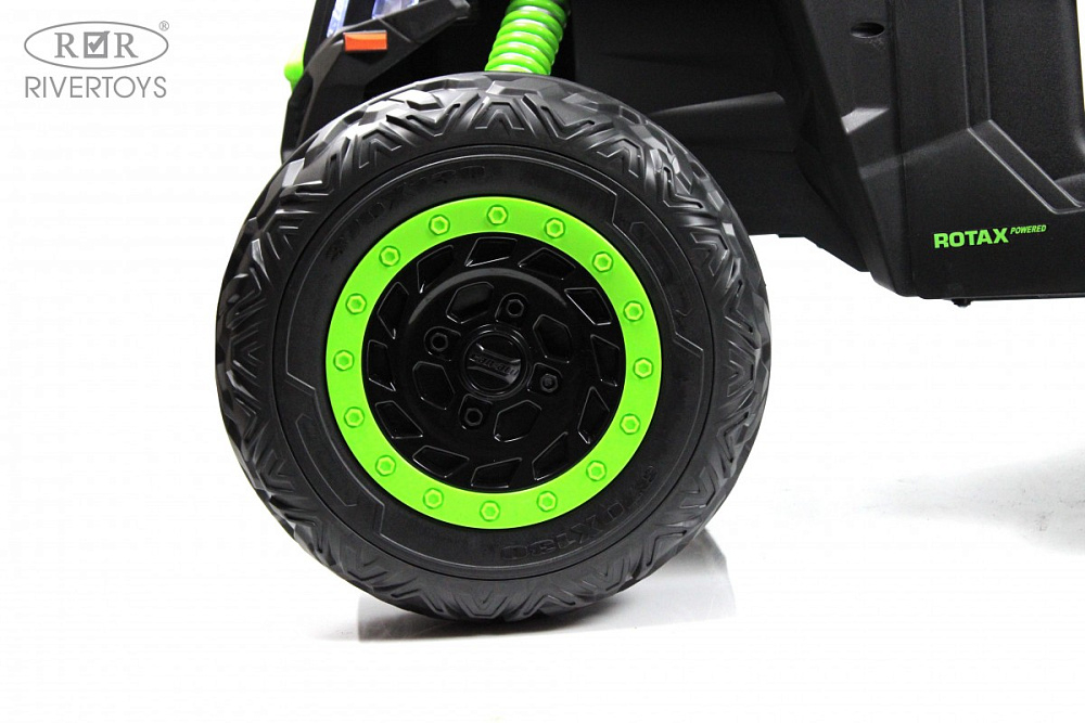 Детский электромобиль RiverToys BRP Can-Am Maverick Y111YY зеленый