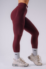 Леггинсы High-Waist Push-Up Leggings FLOW SEAMLESS 496 Винные