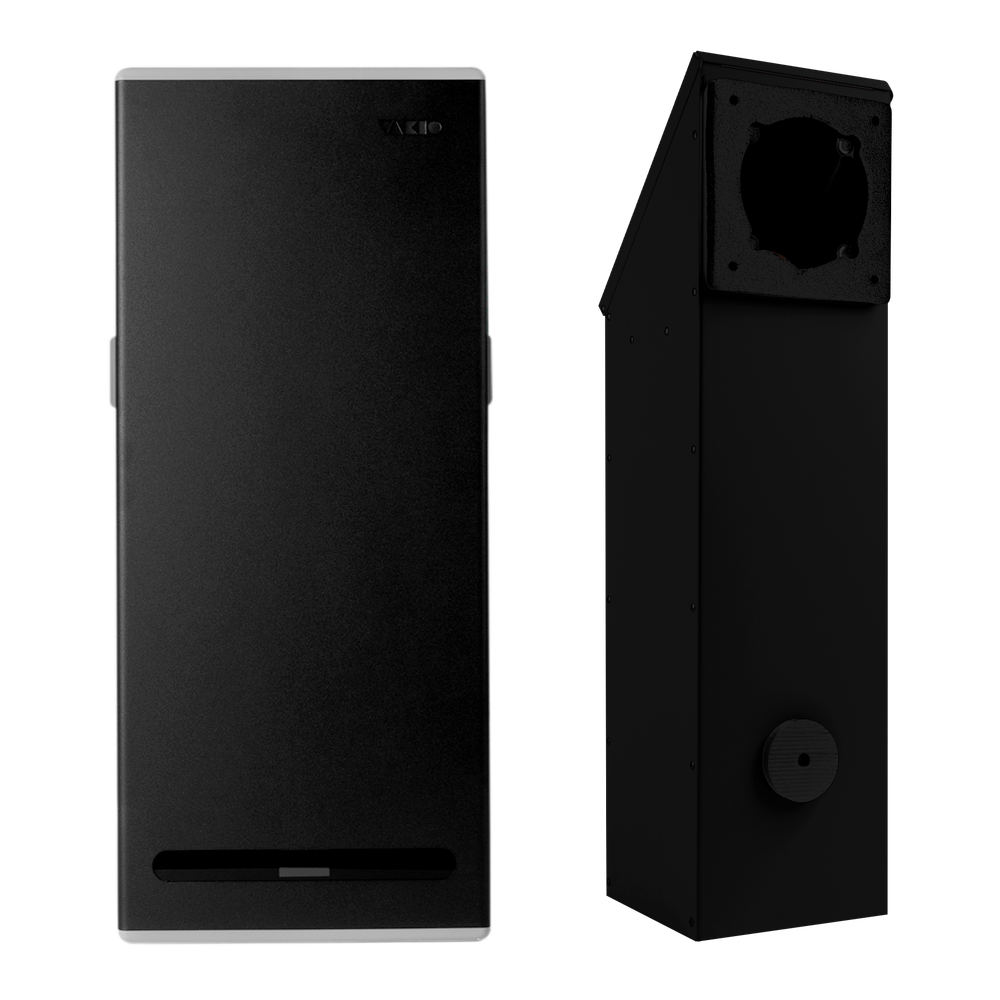 Прибор вентиляционный VAKIO WINDOW SMART BLACK, чёрный