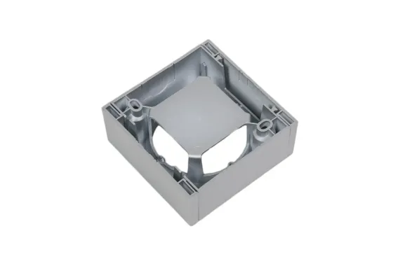 Коробка переходник Systeme Electric ATLASDESIGN 1-клавишный алюминий 38185
