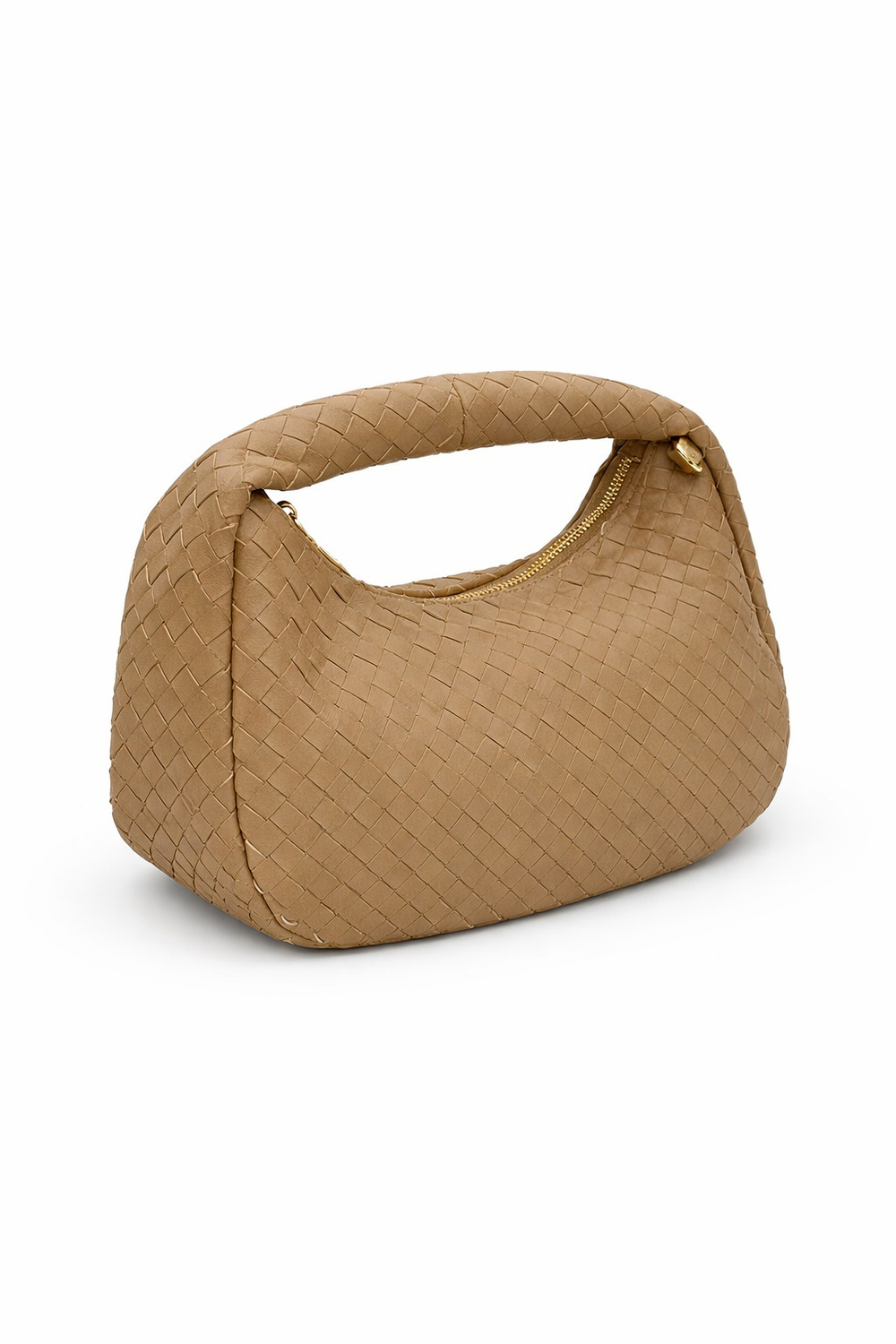 ITALY K сумка hobo bag - бежевый