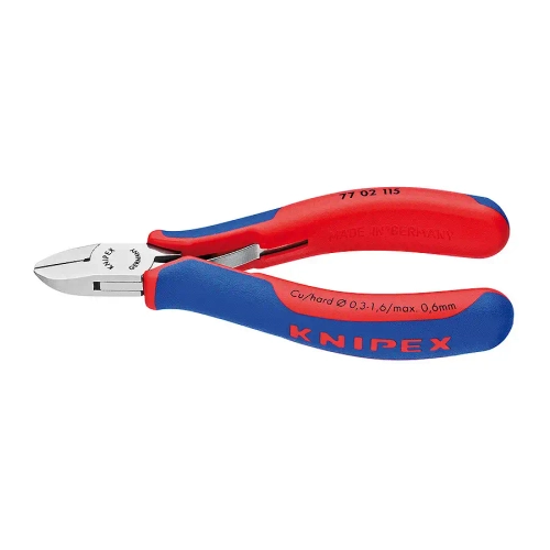 Кусачки боковые для электроники 115 мм Knipex 77 02 115 SB