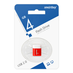 USB флеш накопитель Smartbuy 4GB Lara (SB4GBLara-R) красный
