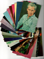 №68 Открытки Артисты и актёры СССР 1970–1980-е г. 25 штук. Цветные, чистые, без повторов