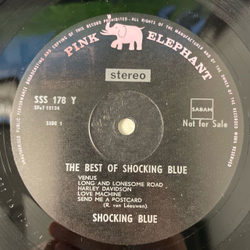 Винтажная виниловая пластинка LP Shocking Blue, The Best Of Shocking Blue (Бельгия 1973) Pink Elephant