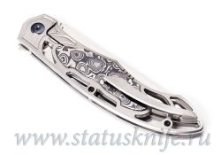 Нож Gargoyle 20CV Titanium Black Timascus Justus Knivesфотография - 9