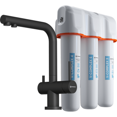 Смеситель для кухни Omoikiri Nagano-BL-P + Pure drop Lite