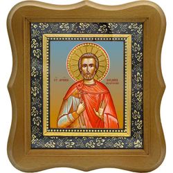 Богдан (Феодот) Кизический Святой мученик. Икона на холсте.