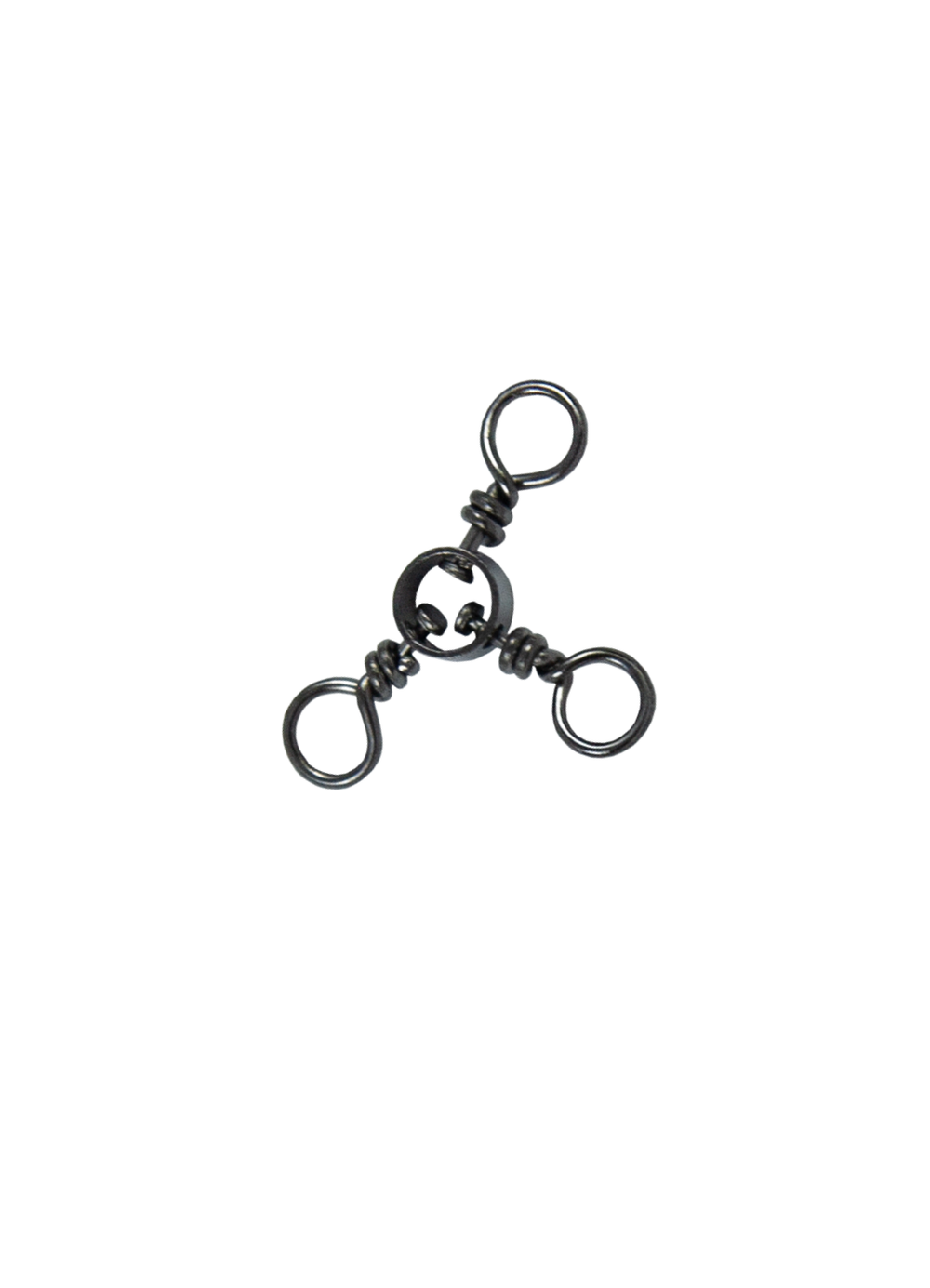 Вертлюжок рыболовный Fish Crystal  на три направления (с кольцом) 3-WAY SWIVEL 1717 №9 (5 упаковок)