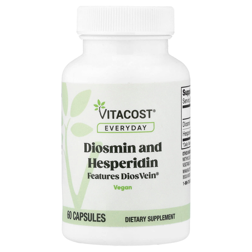 Vitacost, Everyday, диосмин и гесперидин, 60 капсул