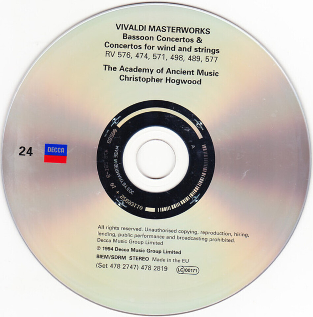 Сборник / Vivaldi Masterworks: Complete Concertos & Sonatas Opp.1-12 - Gloria - Stabat Mater - Nisi Dominus - Cantatas (28CD)