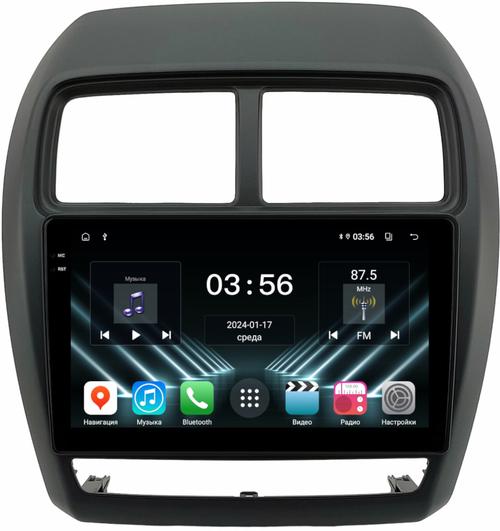 Магнитола для Mitsubishi ASX 2017+ - FarCar S280 монитор 9.5" IPS на Android 13, CarPlay