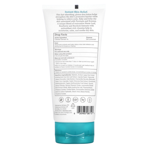 DERMA E, Лосьон для снятия экземы, 175 мл (6 жидк. унц.)