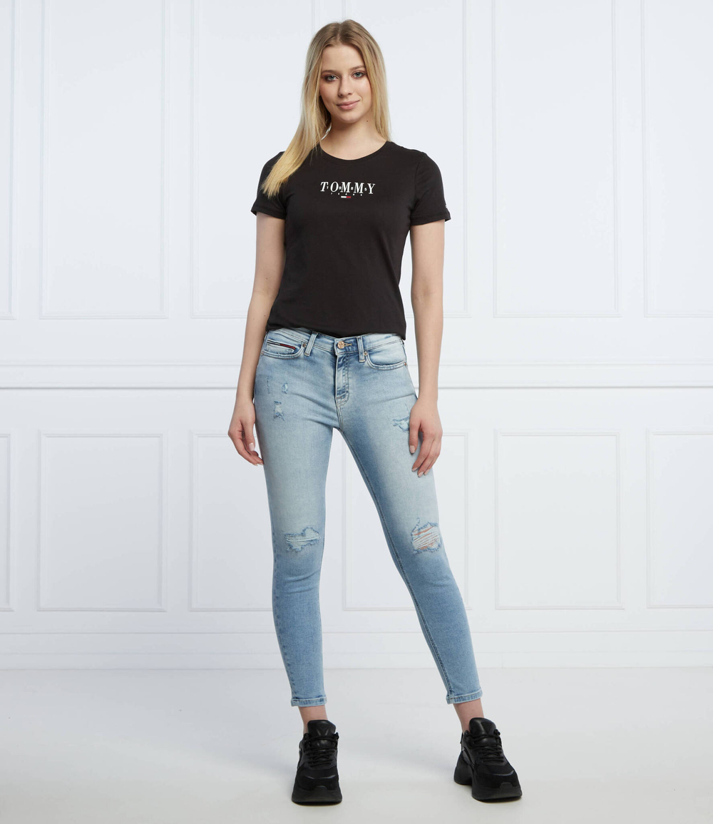 джинсы nora Tommy Jeans - голубой(DW0DW12393)