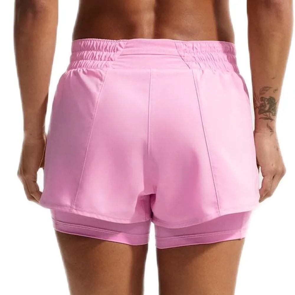 Женские Шорты теннисные Nike Dri-Fit One 2-in-1 - pink rise/white