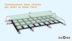 Грязевой экран для сетки Nissan Patrol Y61