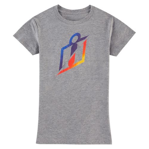 Купить Мотоодежда Футболка Icon RS Gradient / Женская / Серый