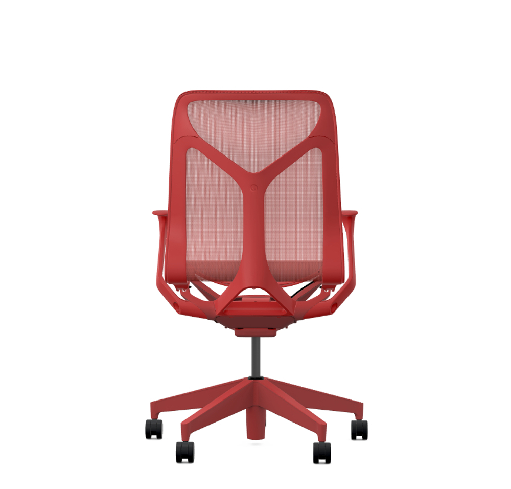 Кресло Herman Miller Cosm, средняя спинка, цвет Canyon, нерегулируемые подлокотники