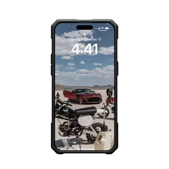 Чехол с поддержкой MAGSAFE Uag Monarch Pro для iPhone 15 Pro 6.1", цвет чёрный (Kevlar-Black)