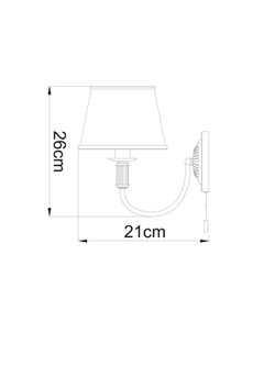 Бра Arte Lamp Alice A3579AP-1AB
