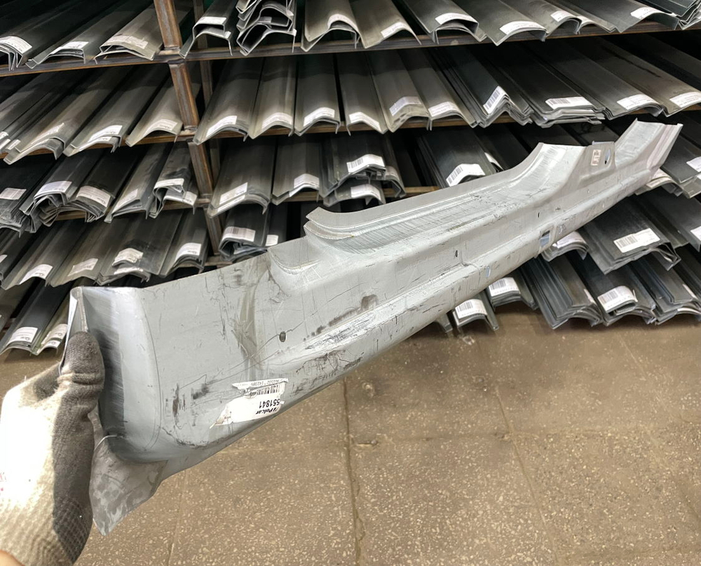 Порог левый Opel Vectra C 2002-2008 (Polcar)