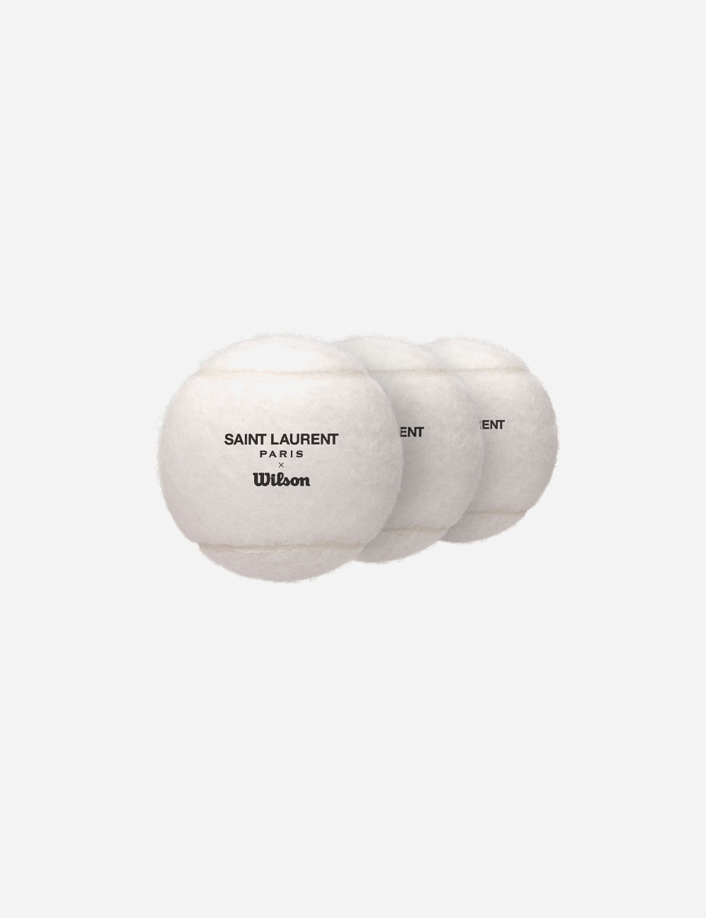 Набор теннисных мячей Saint Laurent × Wilson Tennis Balls White