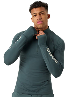 Мужская теннисная футболка Bj_rn Borg Midlayer Half Zip - urban chic