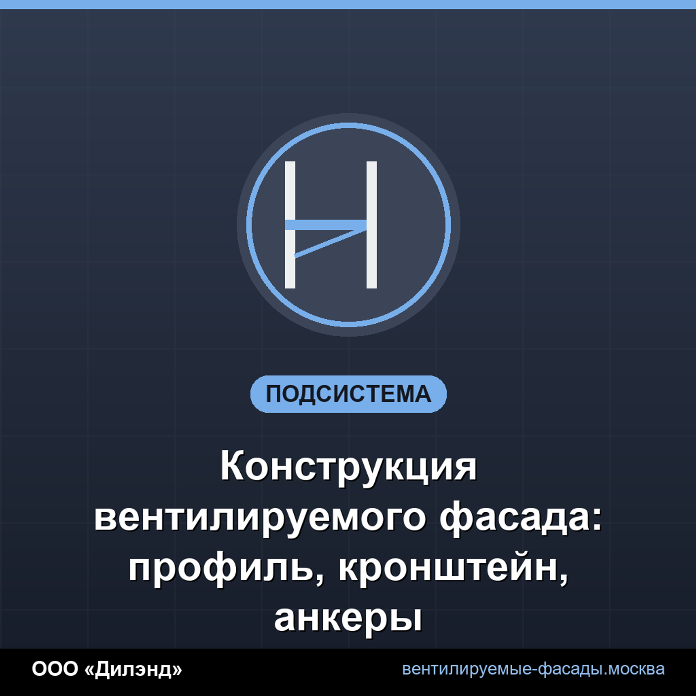 Конструкция вентилируемого фасада: профиль, кронштейн, анкеры
