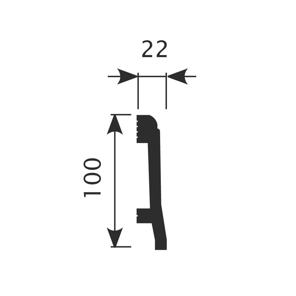 Плинтус PX022
