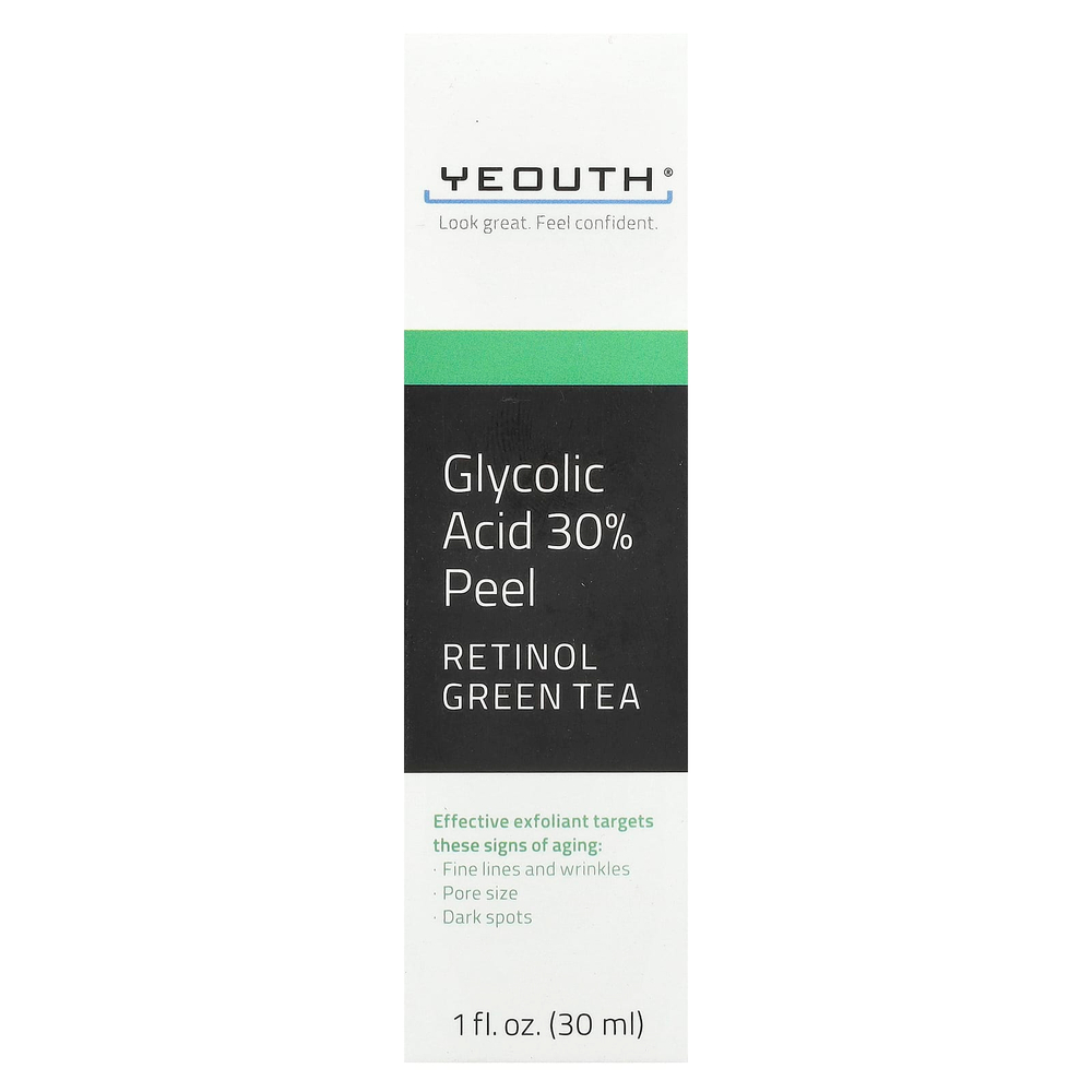 YEOUTH, пилинг с 30% гликолевой кислотой, 30 мл (1 жидк. унция)