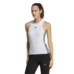 Женская теннисная майка adidas Essentials AEROREADY Train Regular 3-Stripes Tank Top Women - White, Black
