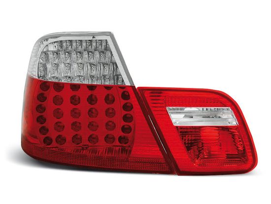 Задние фонари Bmw 3 E46 red white led