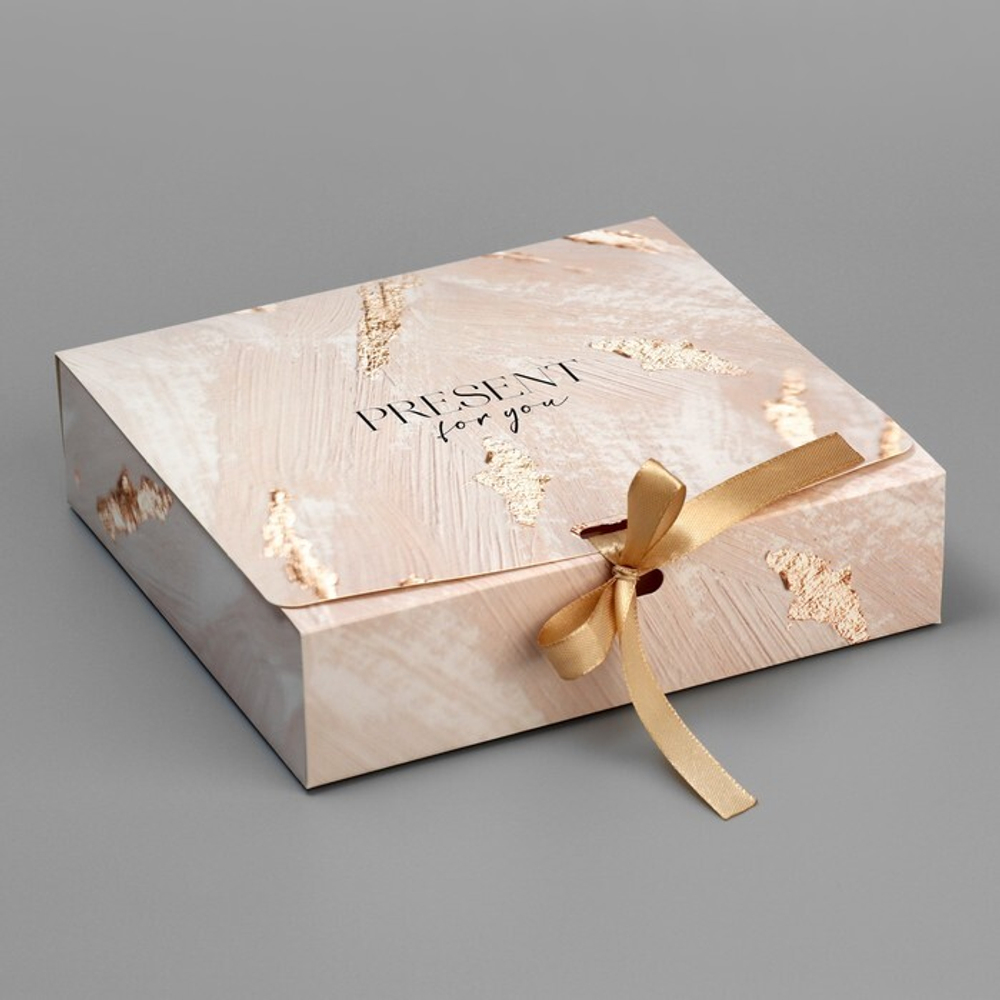 Складная коробка подарочная «Present», 20 х 18 х 5 см