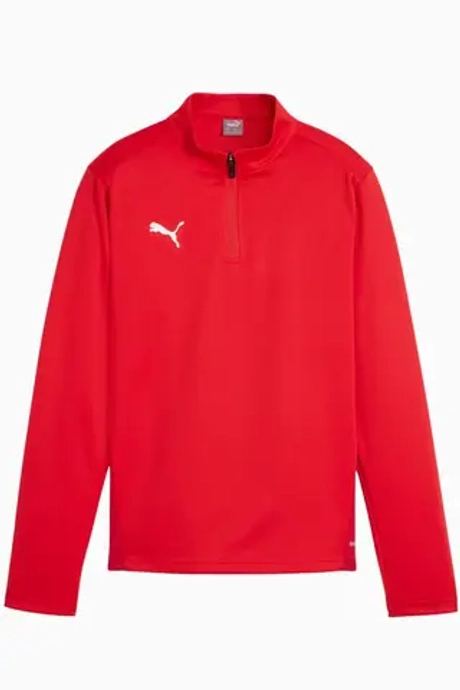 Кофта Puma teamGOAL 1/4 Zip Top Junior - красный