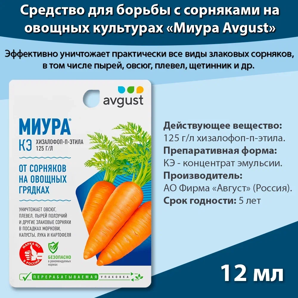 Миура 12 мл Август