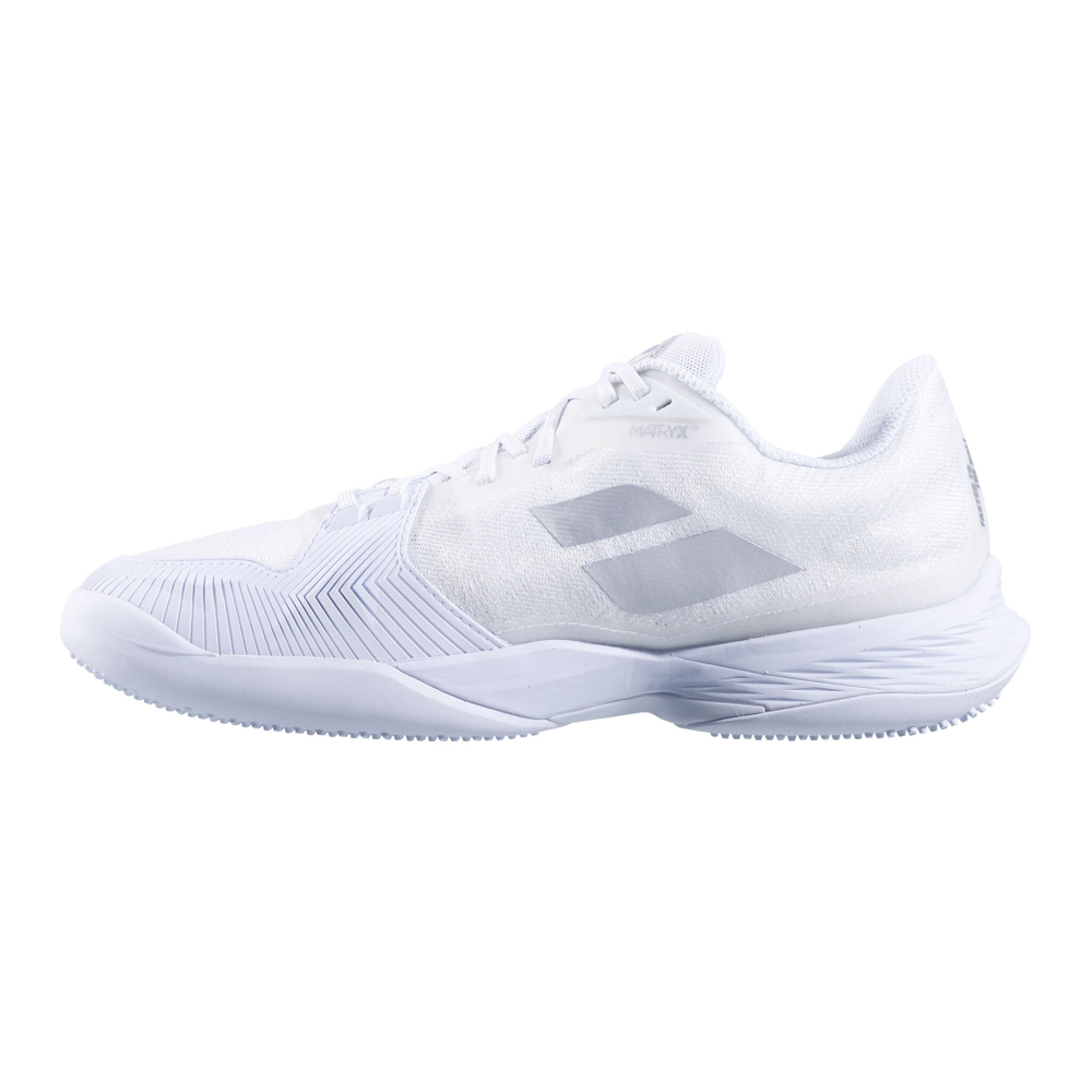 Женские теннисные кроссовки Babolat Jet Mach 3 Grass Court Shoe Women - White, Silver