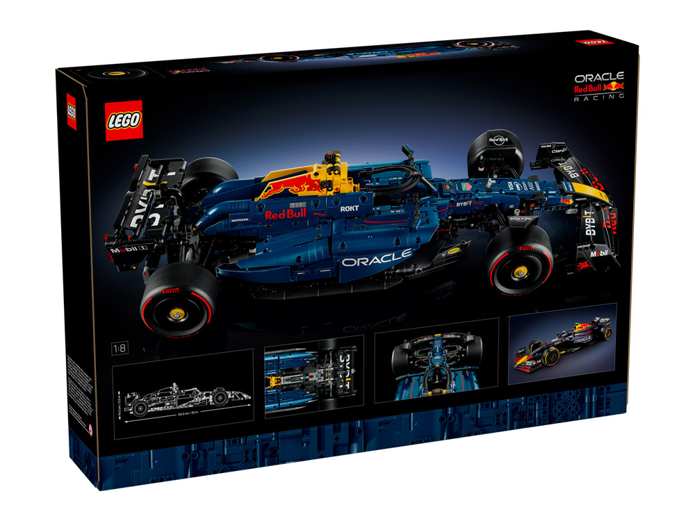 Конструктор Лего Техник Ред бул гоночный болид 42206 | LEGO Technic Oracle Red Bull Racing RB20 F1 Car  1639 деталей 18+