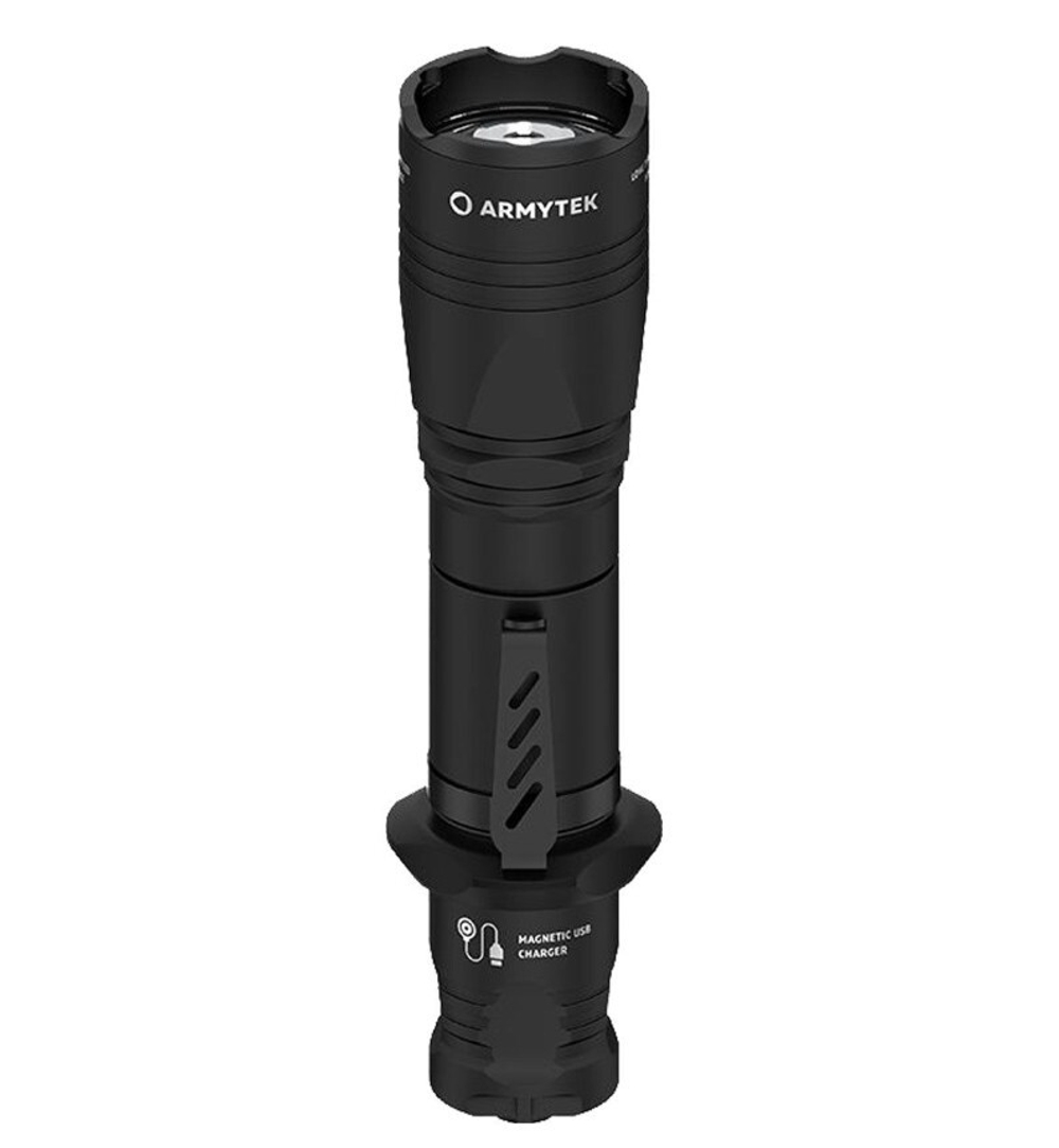 Фонарь Armytek Dobermann Pro Magnet USB Теплый, F07501W