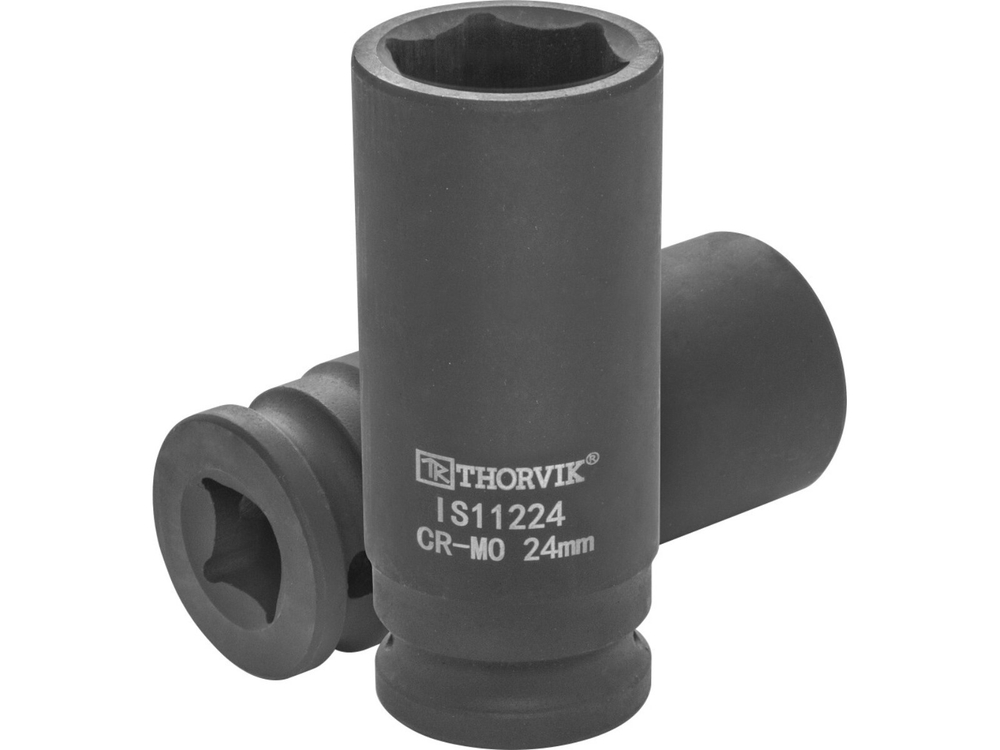 IS11224 Головка торцевая ударная глубокая 1/2"DR, 24 мм