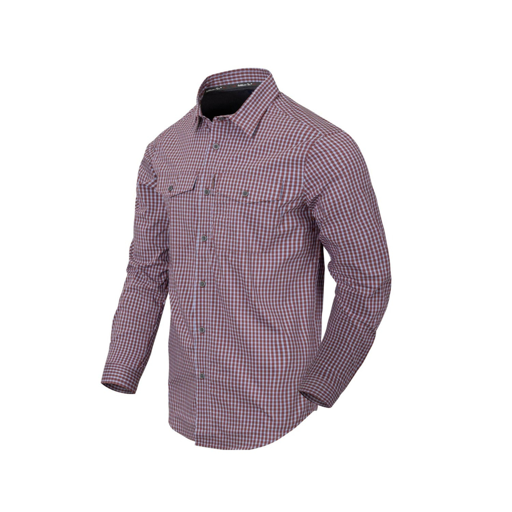 Рубашка Helikon-Tex Covert Concealed Carry Shirt Scarlet Flame Checkered (L, Scarlet Flame Checkered)