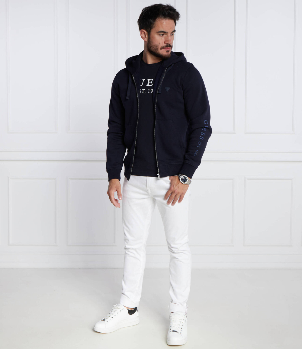 Худые BROOKS HOODIE TRUCK FLEECE GUESS - темно-синий(M3BQ48 K9Z21)