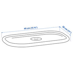 IKEA TROFAST  (ИКЕА ТРОФАСТ)  -  Крышка - белая 40x28 см