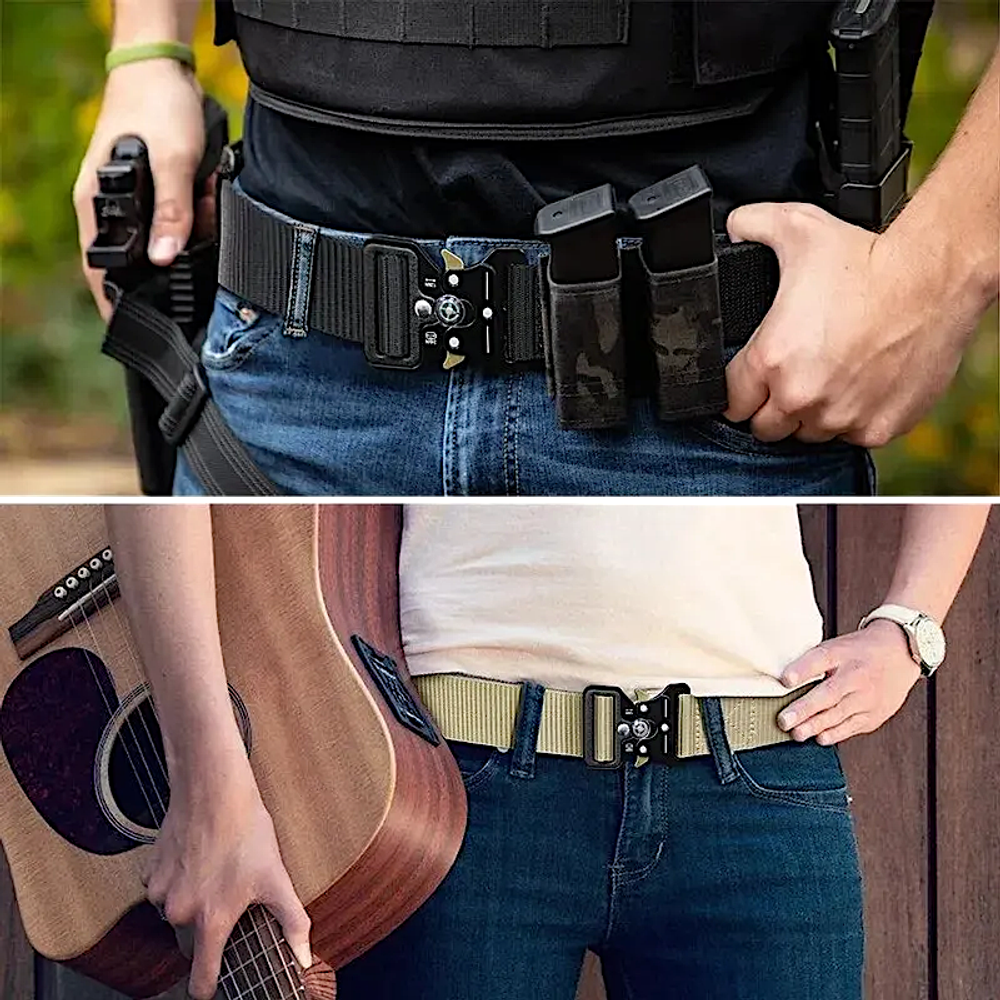 Ремень Nova-Tex 7.62 Cobra 7TB + Компас Брючный 40мм Зелёный нейлон