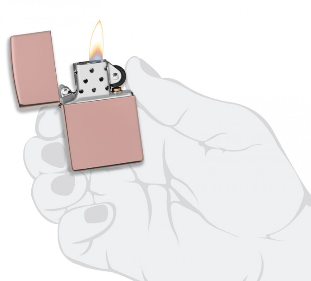 Зажигалка ZIPPO 49190 Classic High Polish Rose Gold