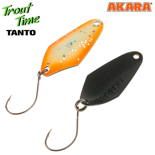 Блесна колебалка Akara Trout Time Tanto 30 2,8 гр. 51P фосфорная
