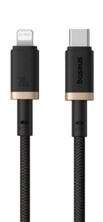 Кабель-зарядка Type-C на Lightning Baseus Dura Series 20W 1м (P10377800U01-00) черно-золотистый