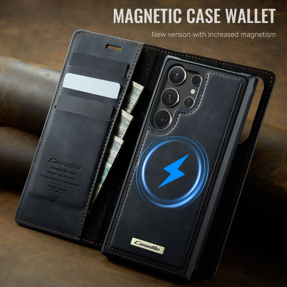 Чехол-кошелек CaseMe 2 in 1 MagSafe Samsung Galaxy S24 Ultra
